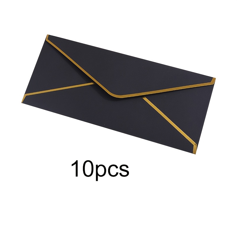 10 PCS  High-end Black Envelop – Letter Envelope Kraft recenzja i cena