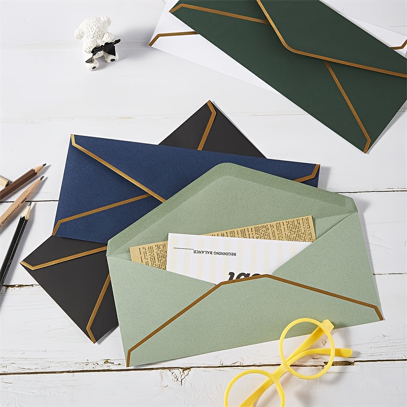 10 PCS  High-end Black Envelop – Letter Envelope Kraft recenzja i cena