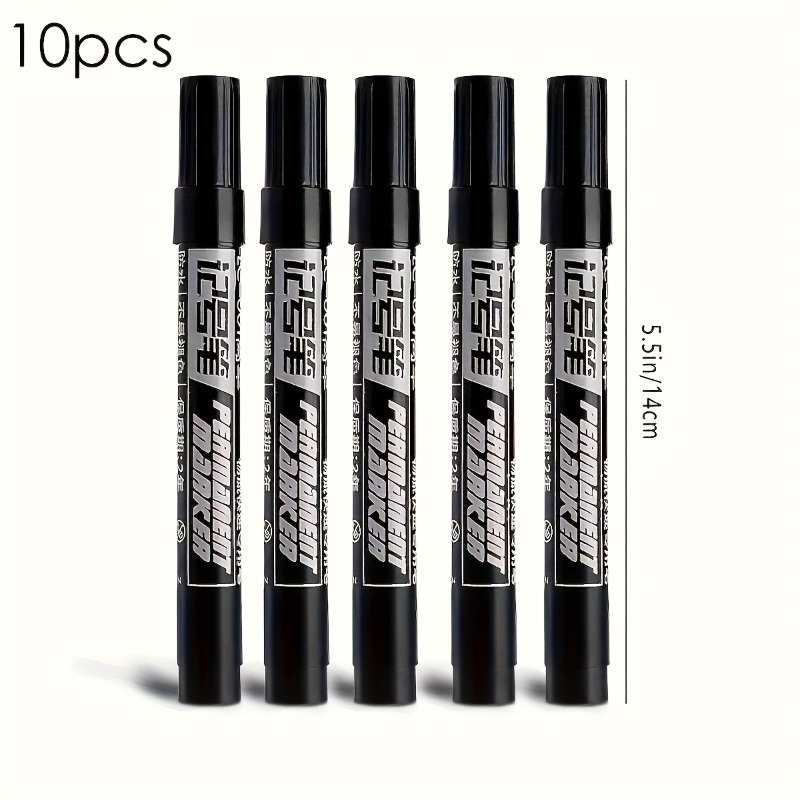 10pcs Permanent Marker Set, Bl – Fountain Pen Ink recenzja i cena