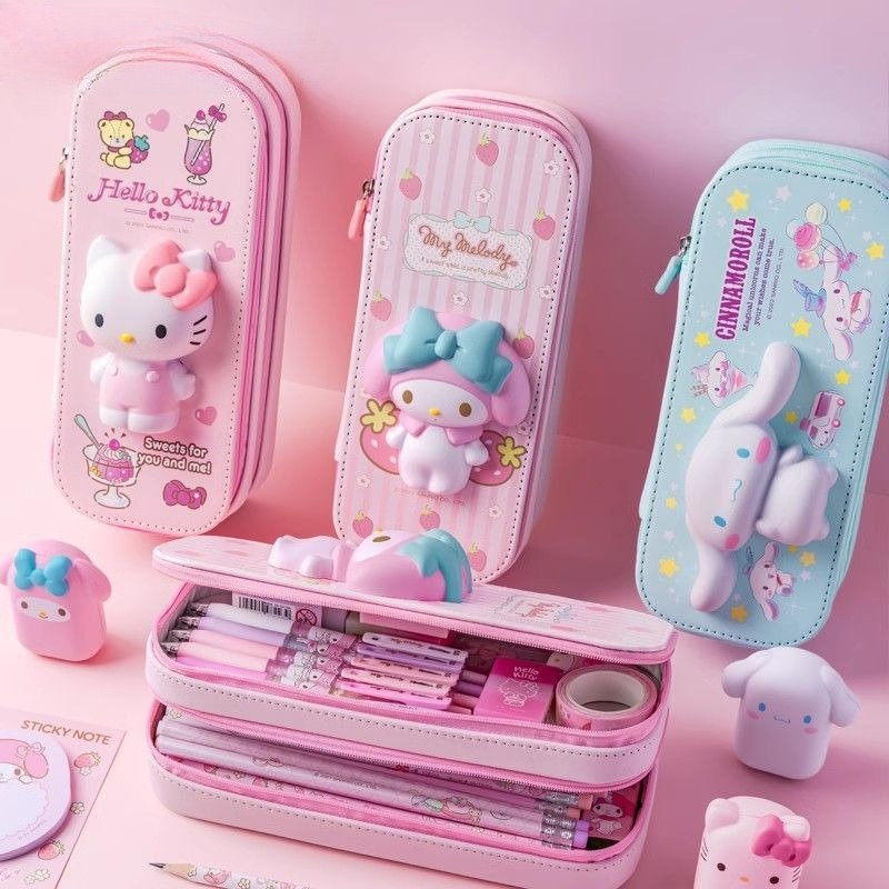 Sanrio 3D Kuromi Melody Double – Pencil Case Large recenzja i cena
