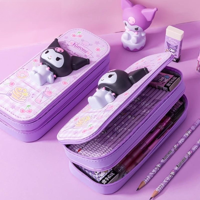 Sanrio 3D Kuromi Melody Double – Pencil Case Large recenzja i cena