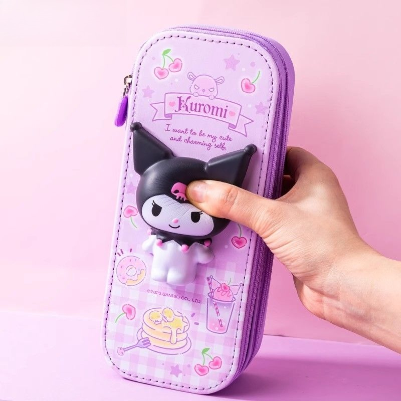 Sanrio 3D Kuromi Melody Double – Pencil Case Large recenzja i cena