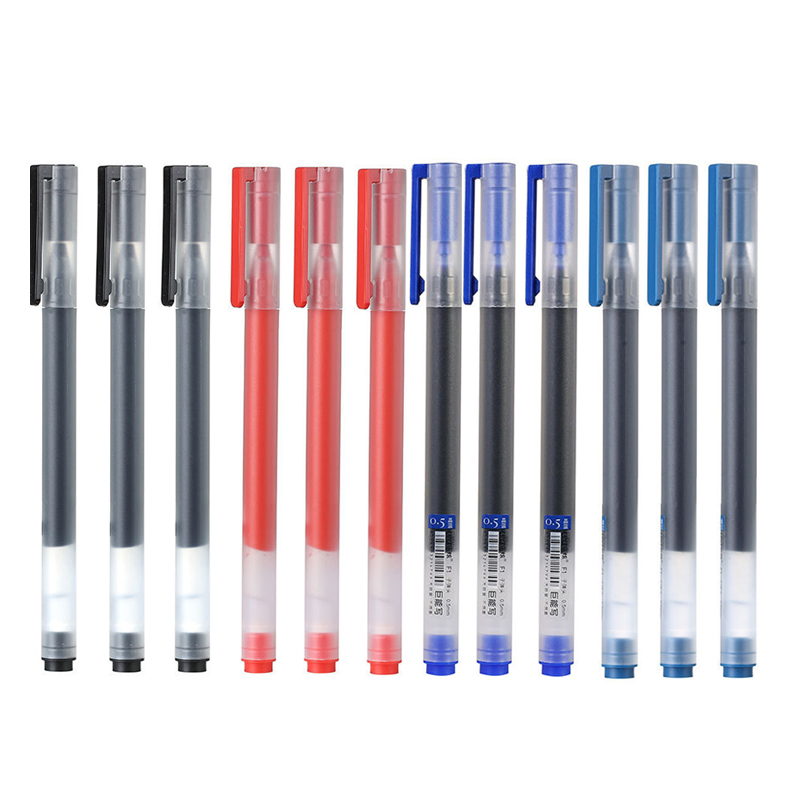 12/6Pc/Lot Gel Pen 0.5MM Ink S – Stationery Supplies Business recenzja i cena