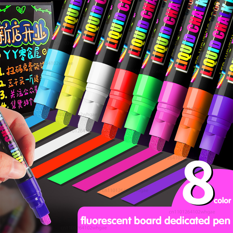 8Color 8mm Liquid Chalk Erasab – Correction Fluid White recenzja i cena