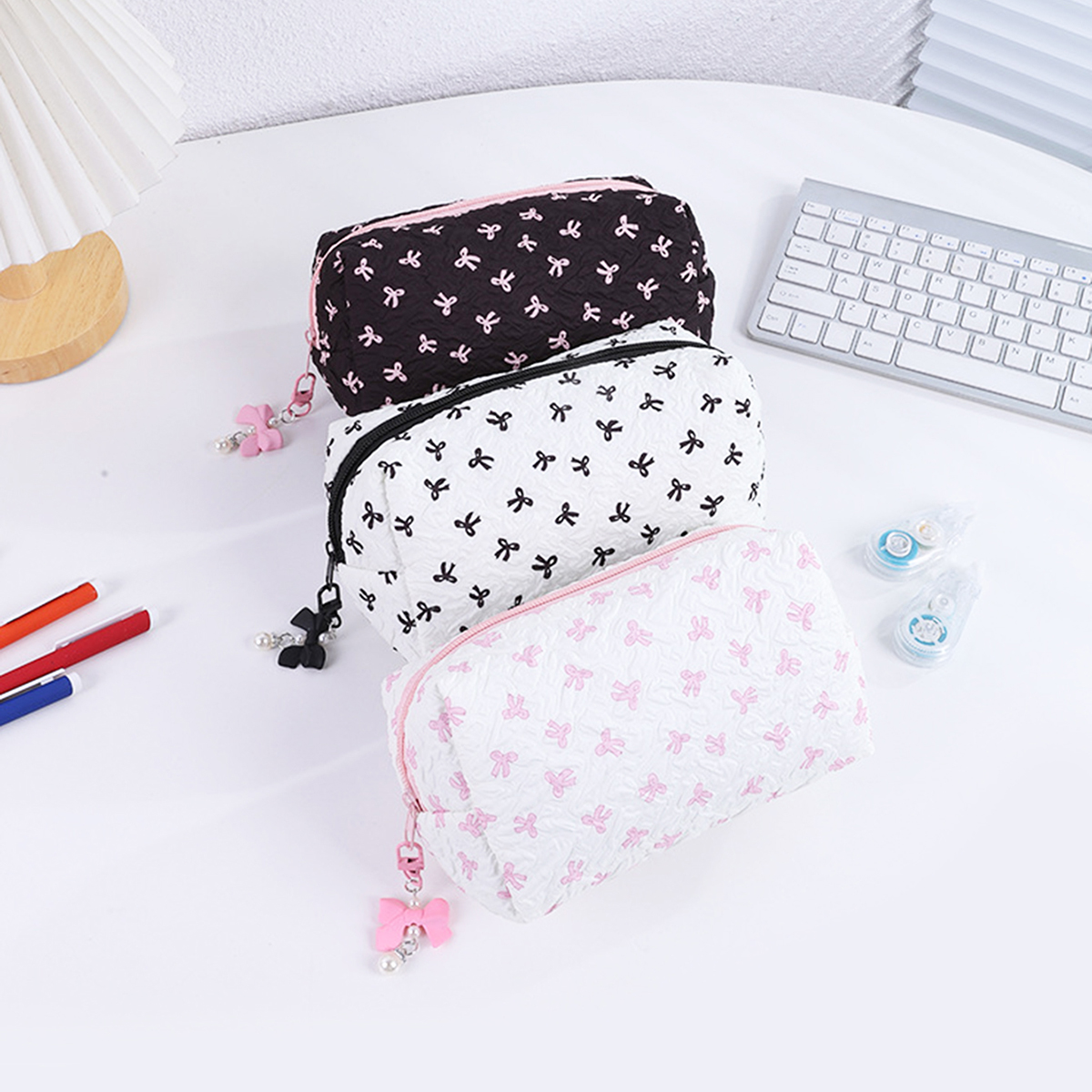 Retro bowknot pattern single-l – Stationery Office And School Supply Stores recenzja i cena