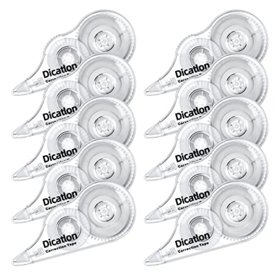White Correction Tape 10 Pack, – Correction Tape Roller recenzja i cena