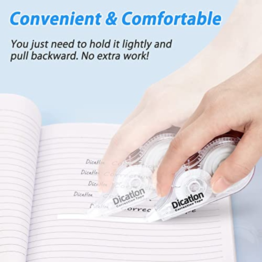 White Correction Tape 10 Pack, – Correction Tape Roller recenzja i cena