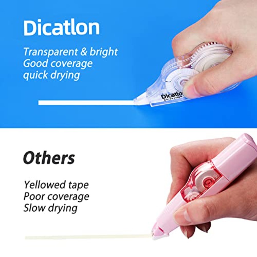 White Correction Tape 10 Pack, – Correction Tape Roller recenzja i cena