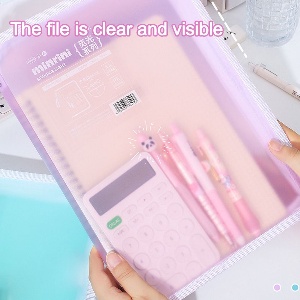 Portable Transparent A4 Zipper – Supply Of Office Stationery recenzja i cena