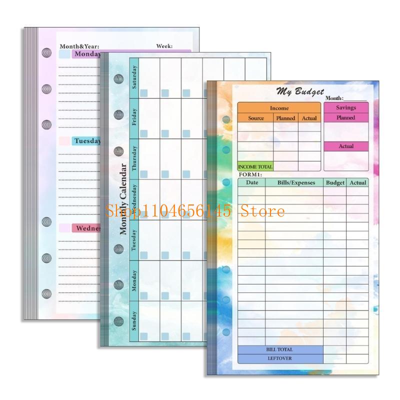 Loose Leaf Refill Paper Lined  – Planner Weekly Budget recenzja i cena
