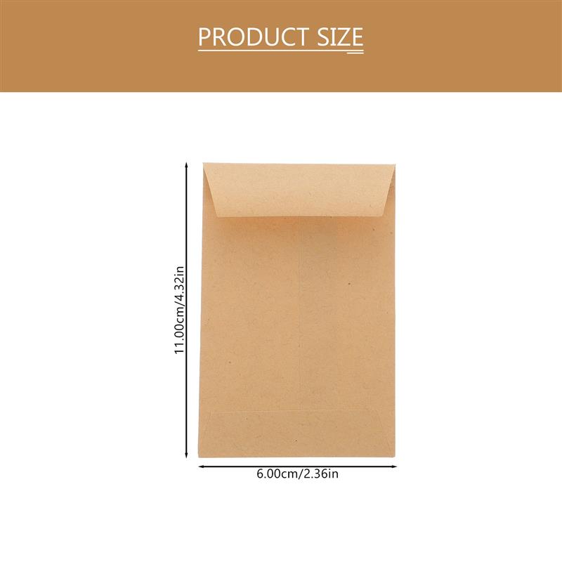 100Pcs Small Kraft Seed Envelo – Letter Envelope Kraft recenzja i cena