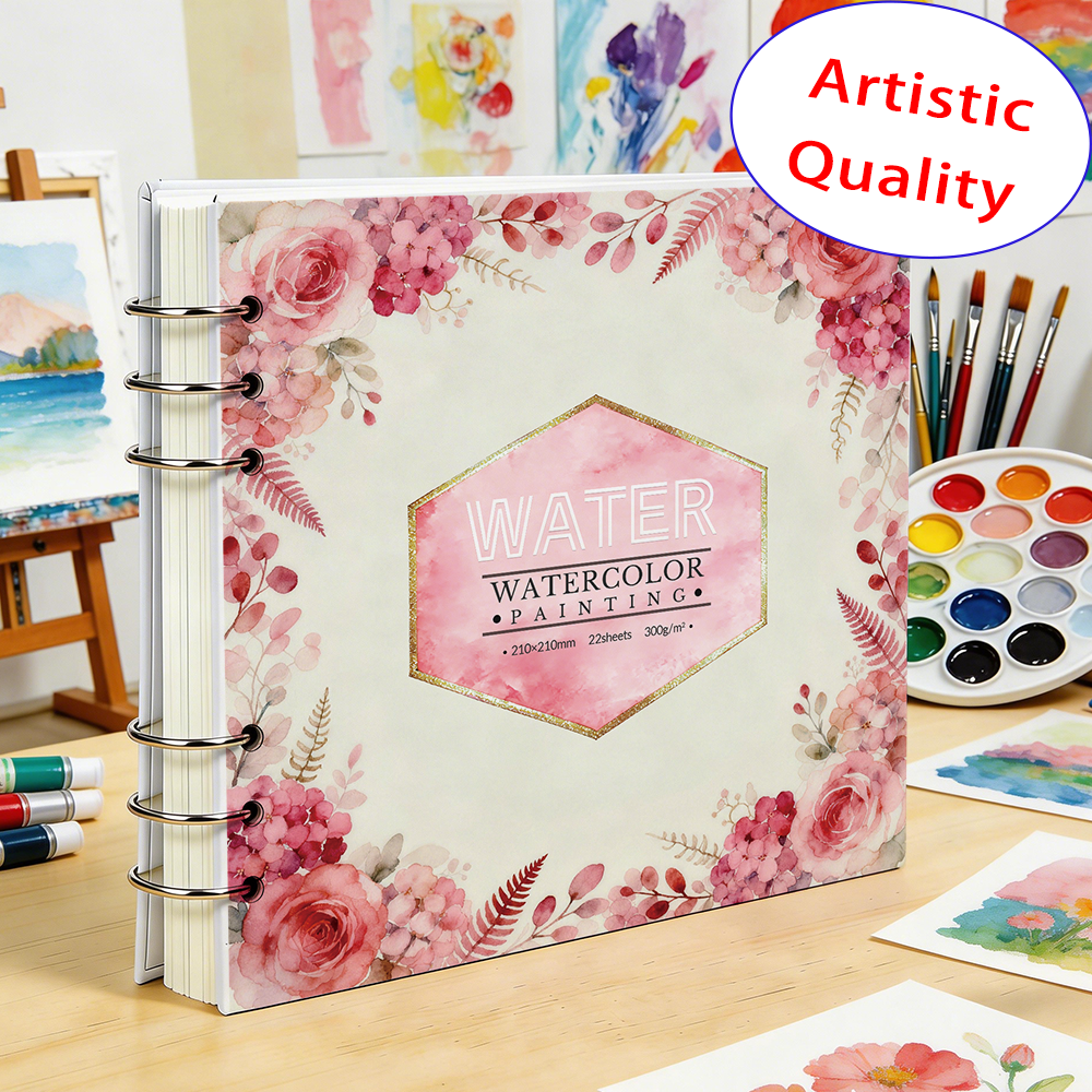 210x210mm 300GSM Watercolor Sk – Art Sketchbook Ring recenzja i cena