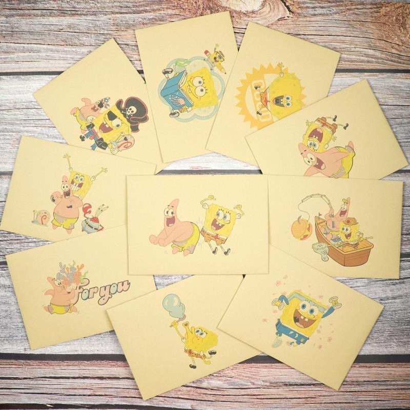 Cute SpongeBo SquarePants Kraf – Letter Envelope Kraft recenzja i cena