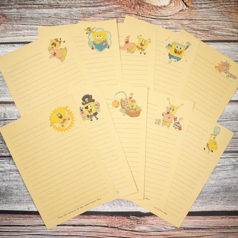 Cute SpongeBo SquarePants Kraf – Letter Envelope Kraft recenzja i cena