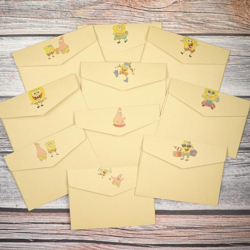 Cute SpongeBo SquarePants Kraf – Letter Envelope Kraft recenzja i cena