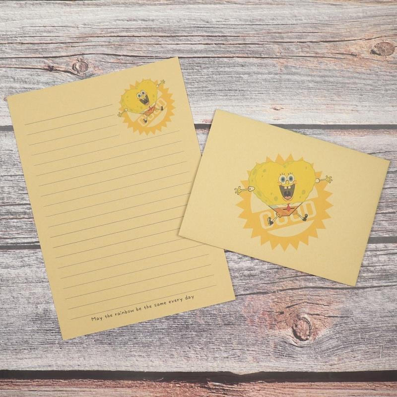 Cute SpongeBo SquarePants Kraf – Letter Envelope Kraft recenzja i cena