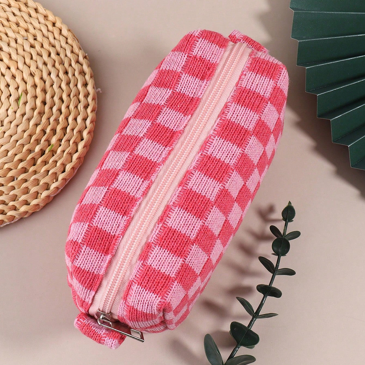 1PC Pink Checkered Single-Laye – Stationery Office And School Supply Stores recenzja i cena