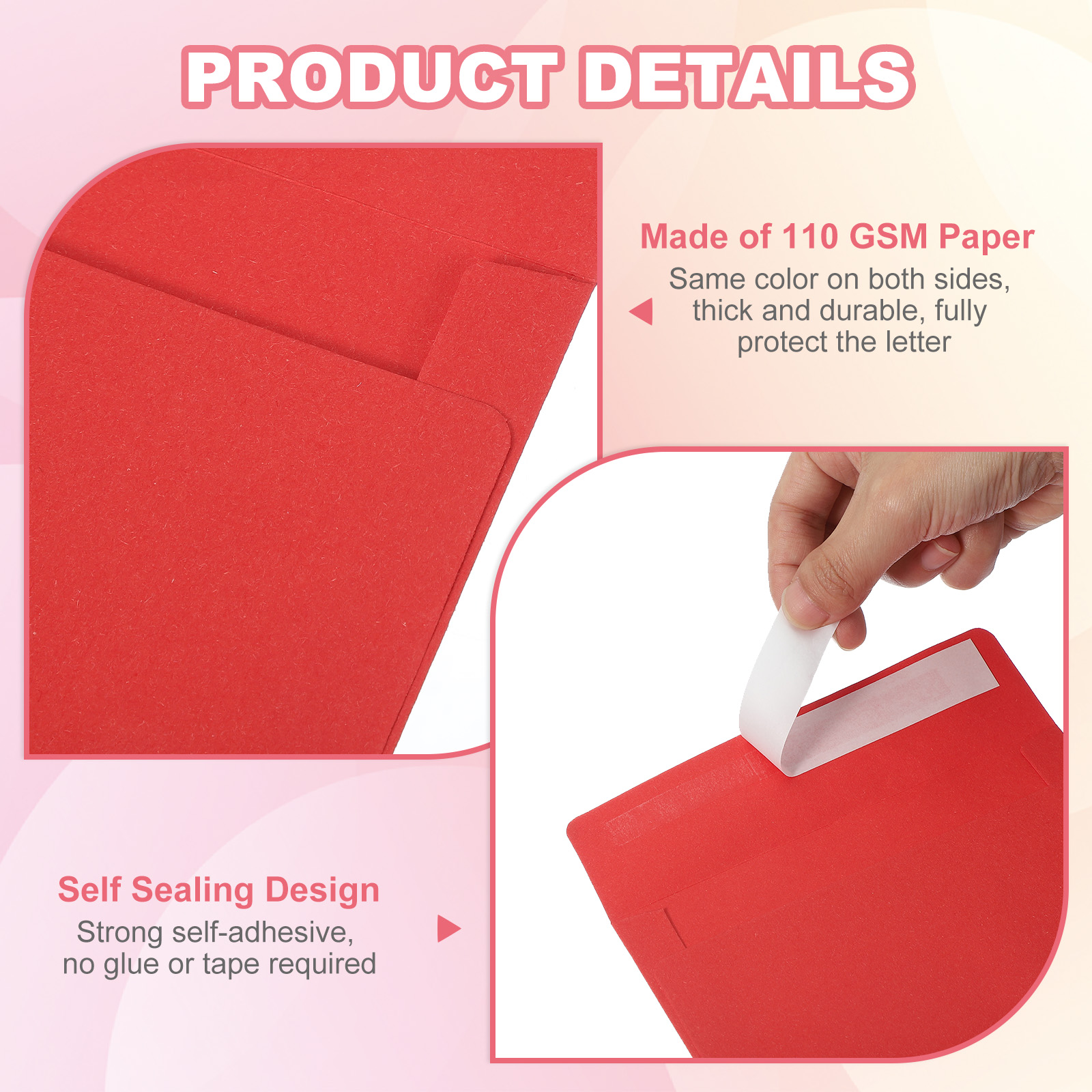 24Pcs A2 Envelopes Self Seal 1 – Letter Envelope Kraft recenzja i cena