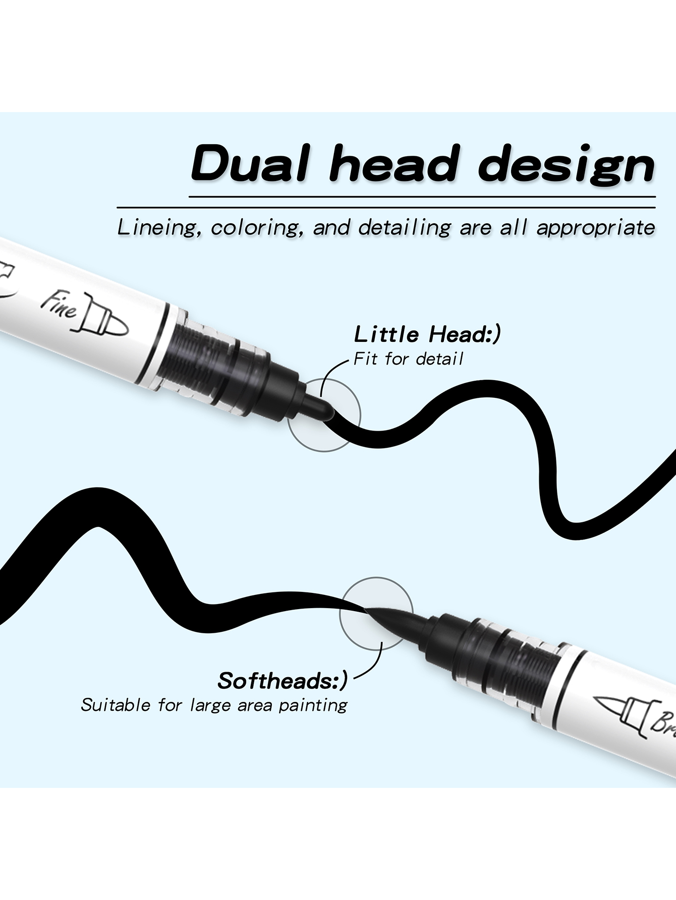Black/White Large Capacity Dua – Whiteboard Marker Set recenzja i cena