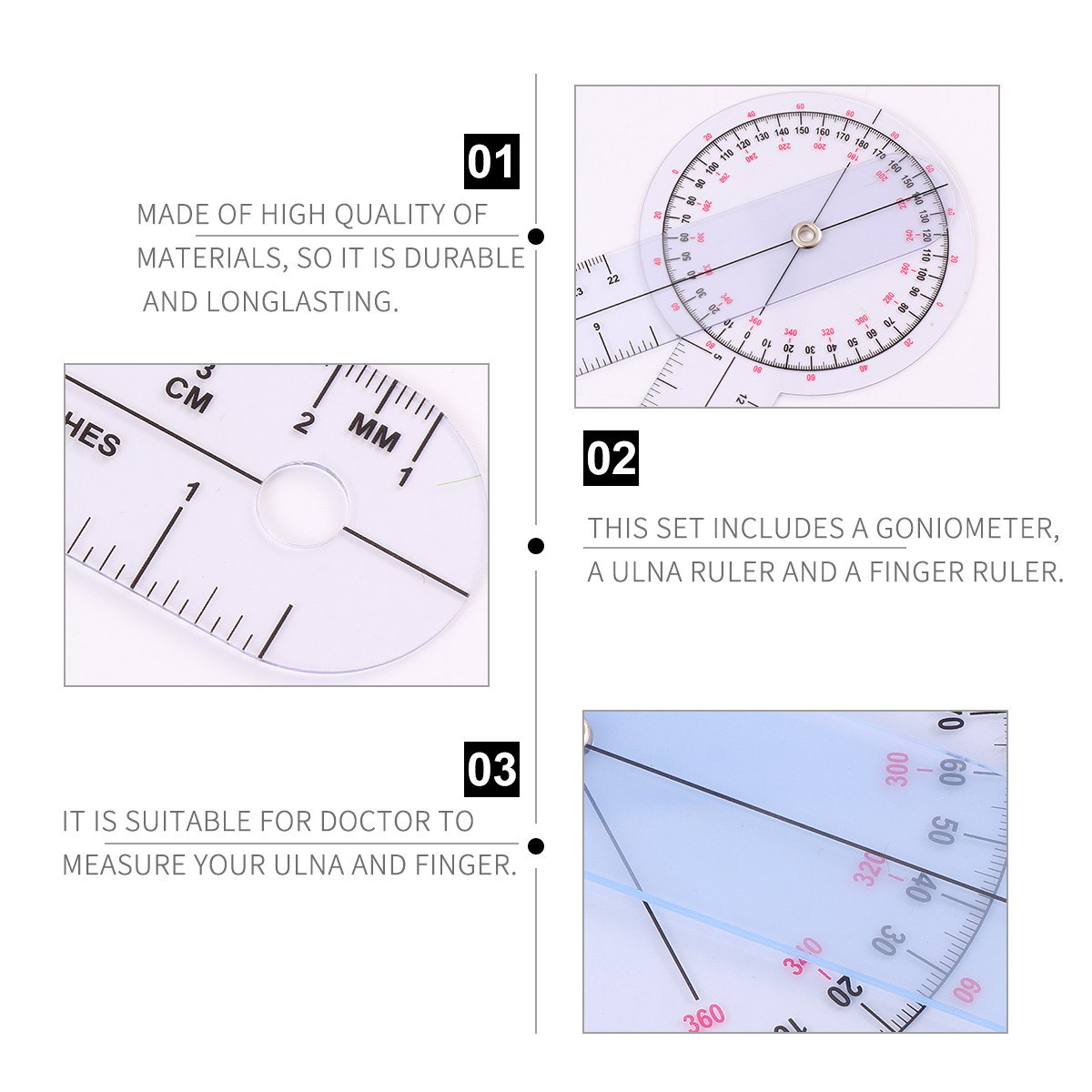 1Set Ruler Set Transparent Pla – Ruler Set Transparent recenzja i cena