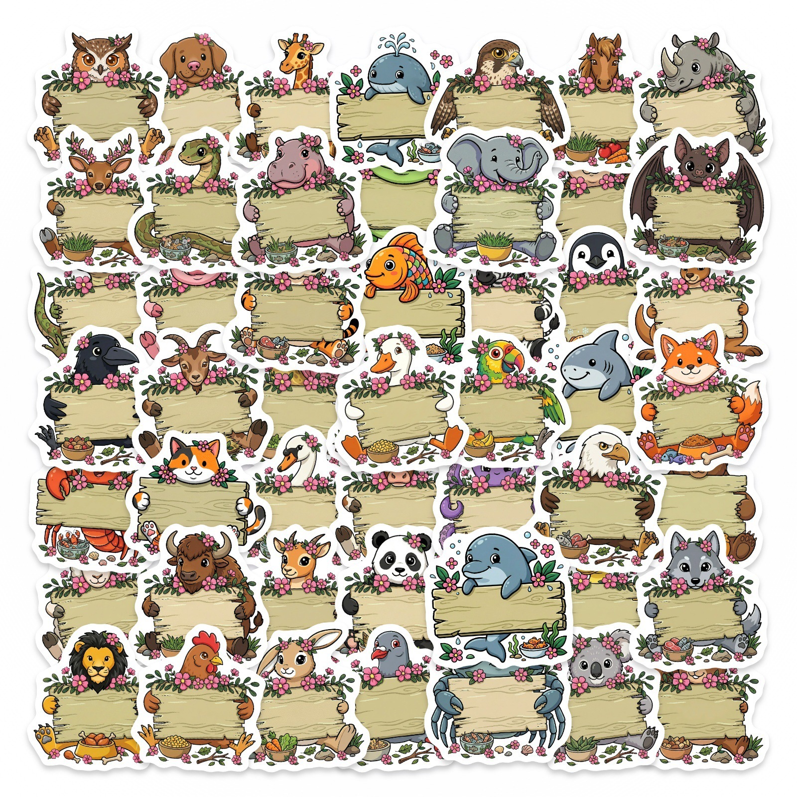50/100Pcs HD Watercolor Forest – Paper Deal Stationery & Office Supply Kota Bharu recenzja i cena