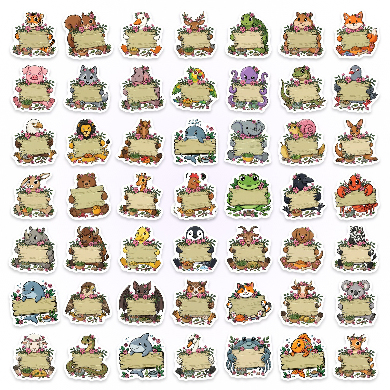 50/100Pcs HD Watercolor Forest – Paper Deal Stationery & Office Supply Kota Bharu recenzja i cena