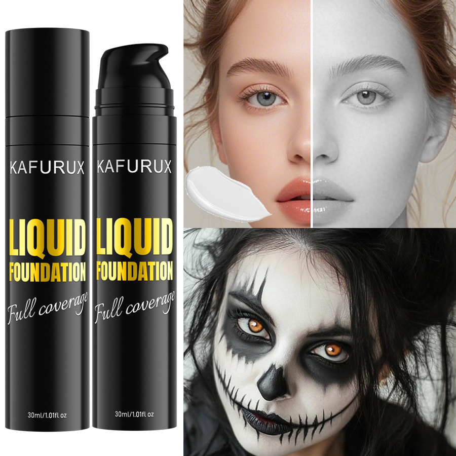 1PC Pure White Liquid Foundati – Correction Fluid White recenzja i cena