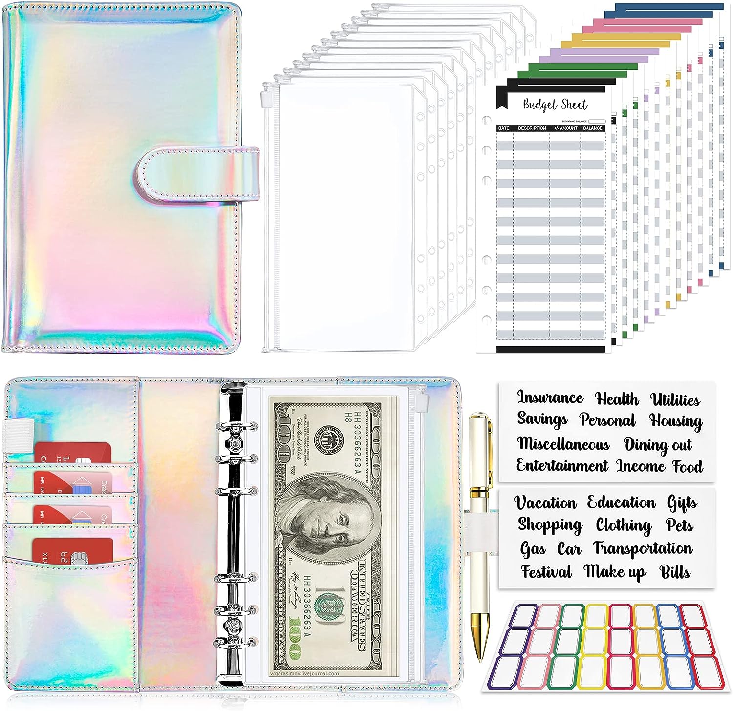 2023 laser Budget Binder Zippe – Planner Weekly Budget recenzja i cena