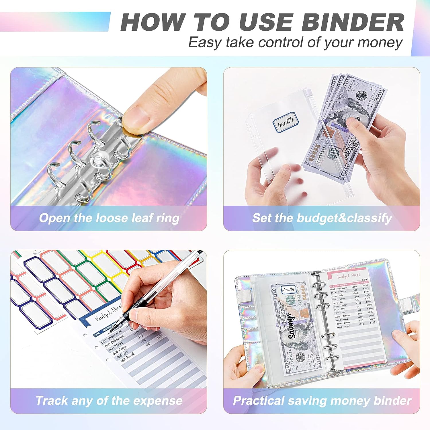 2023 laser Budget Binder Zippe – Planner Weekly Budget recenzja i cena