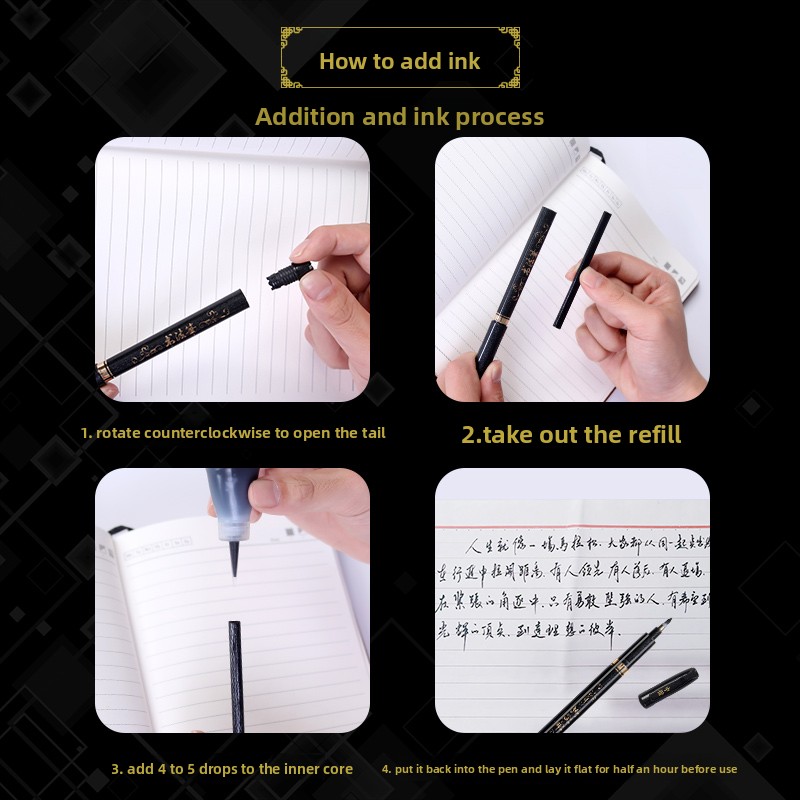 4PCS/SET Calligraphy Art Marke – Supply Of Office Stationery recenzja i cena