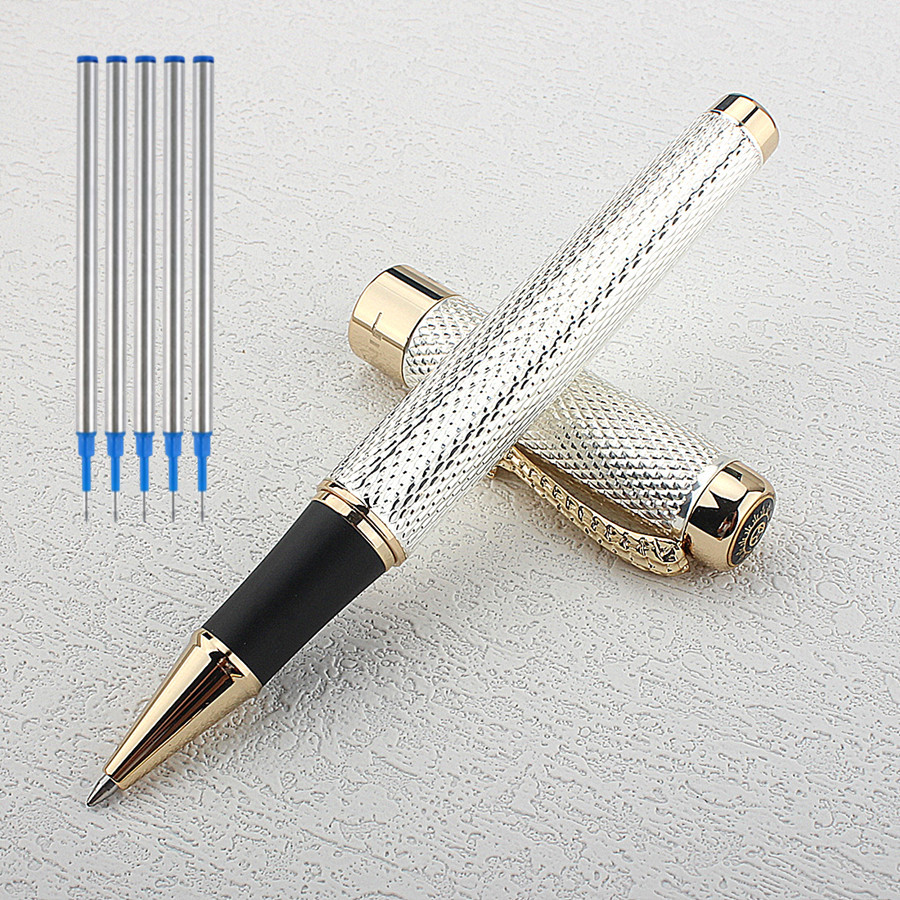Jinhao 1200 Gold/Silver Metal  – Stationery Supplies Business recenzja i cena