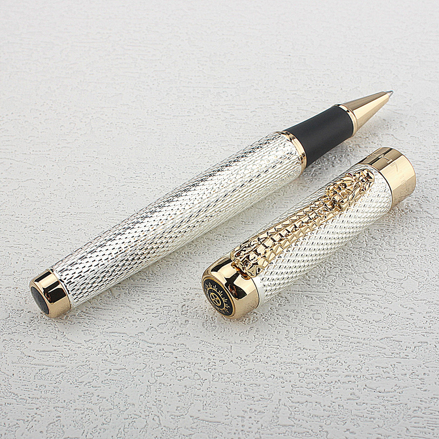 Jinhao 1200 Gold/Silver Metal  – Stationery Supplies Business recenzja i cena
