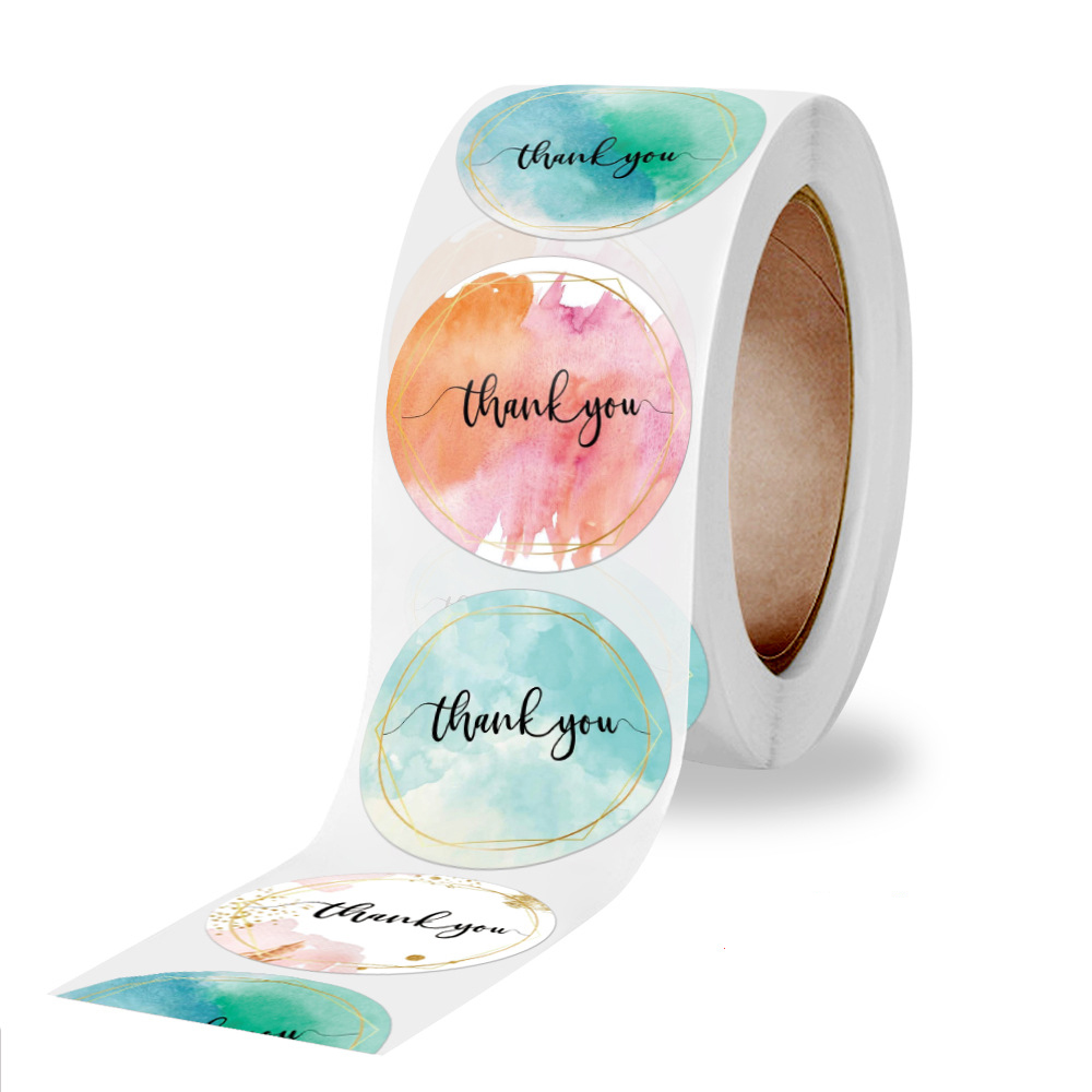 100-500 Pcs Thank You Stickers – Stationery Supplies Business recenzja i cena