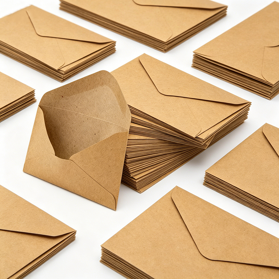20/50pcs 10x7cm Kraft Paper En – Letter Envelope Kraft recenzja i cena
