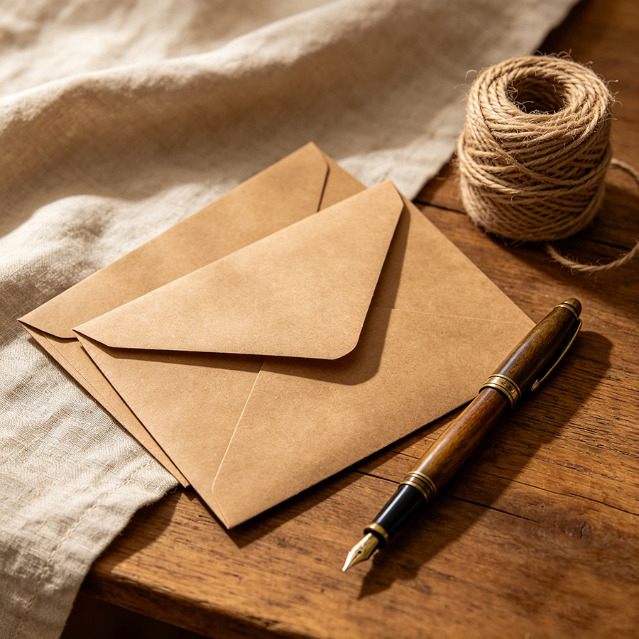 20/50pcs 10x7cm Kraft Paper En – Letter Envelope Kraft recenzja i cena