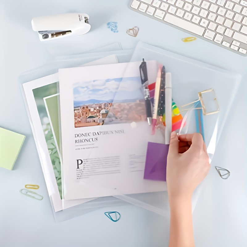 10pcs Transparent A4 Folders C – Supply Of Office Stationery recenzja i cena