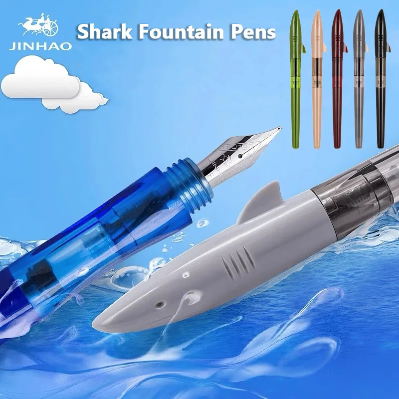 Jinhao Cute Shark Fountain Pen – Stationery Supplies Business recenzja i cena