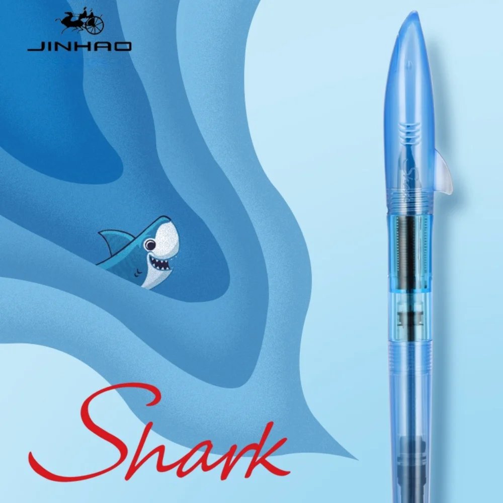Jinhao Cute Shark Fountain Pen – Stationery Supplies Business recenzja i cena