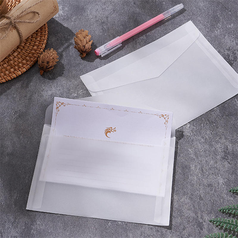 50pcs/lot Blank Translucent En – Letter Envelope Kraft recenzja i cena