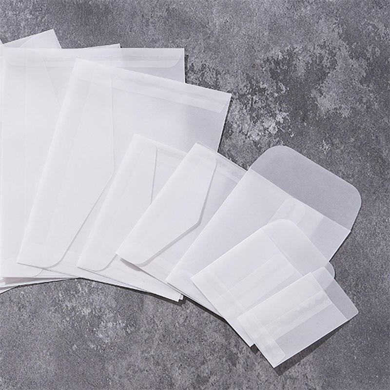 50pcs/lot Blank Translucent En – Letter Envelope Kraft recenzja i cena