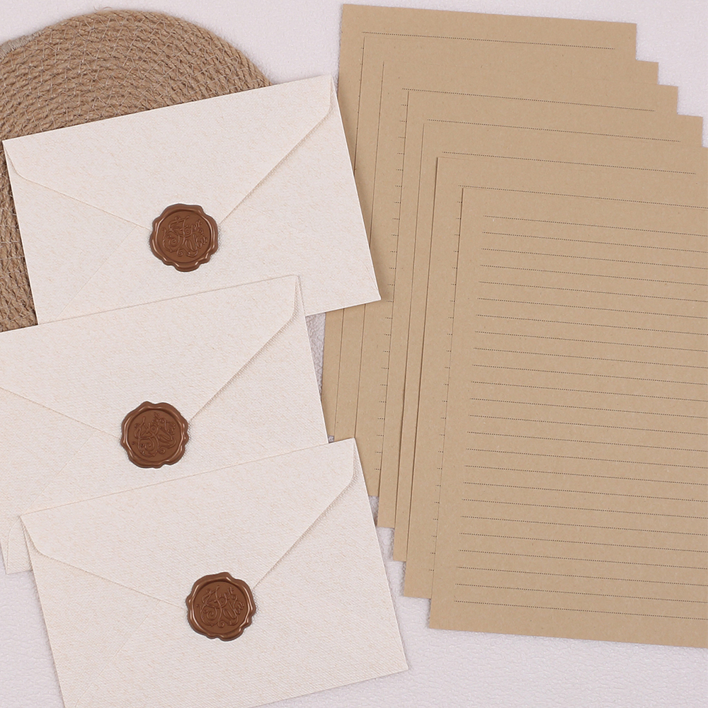 Stationery Set with Envelopes  – Letter Envelope Kraft recenzja i cena