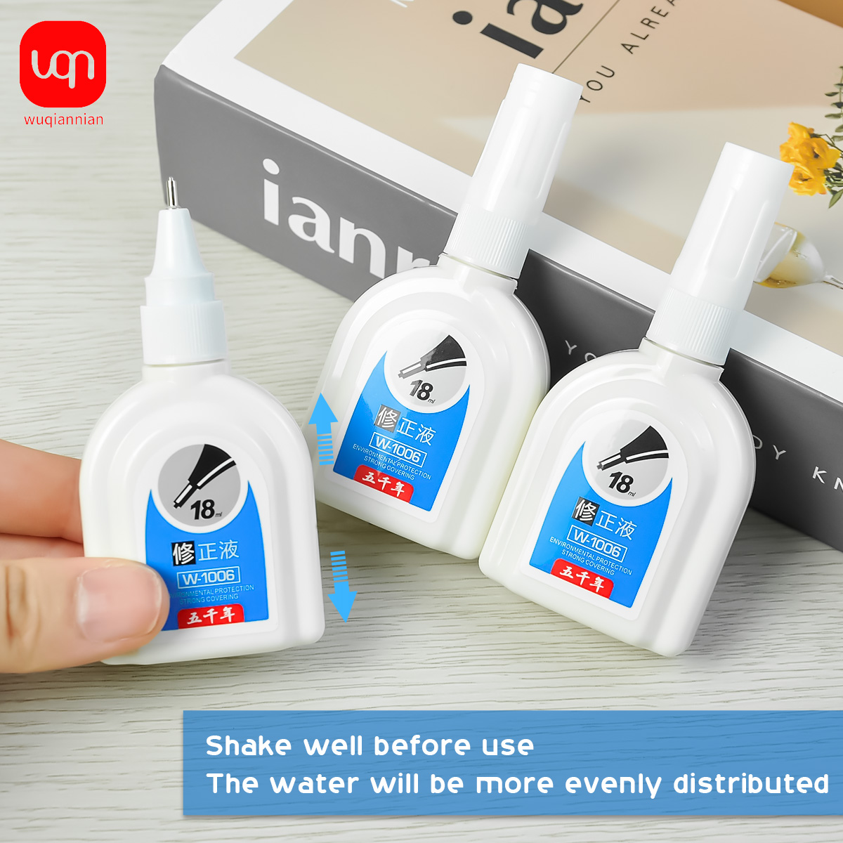 WQN-1/3/6PCS Simple White Corr – Correction Fluid White recenzja i cena