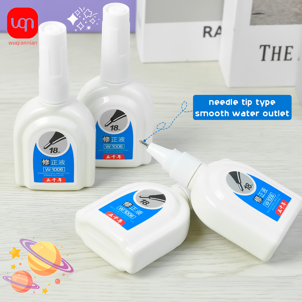 WQN-1/3/6PCS Simple White Corr – Correction Fluid White recenzja i cena