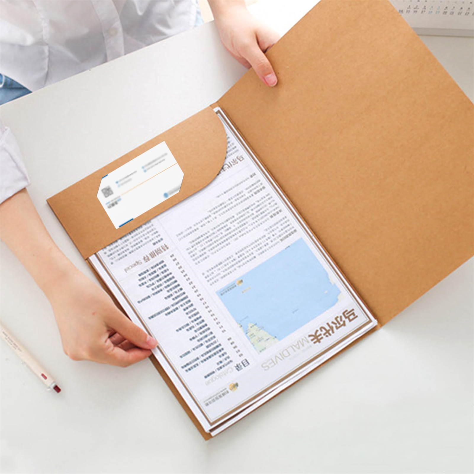 10pcs Kraft Paper Document Hol – Letter Envelope Kraft recenzja i cena
