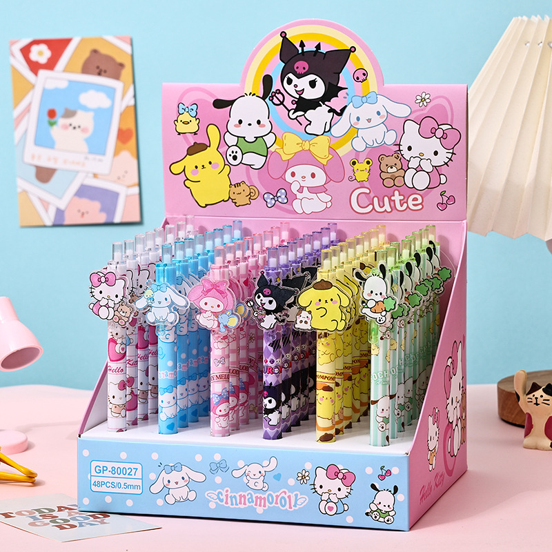 48pcs Gel Pen Kuromi KT My Mel – Stationery Supplier recenzja i cena