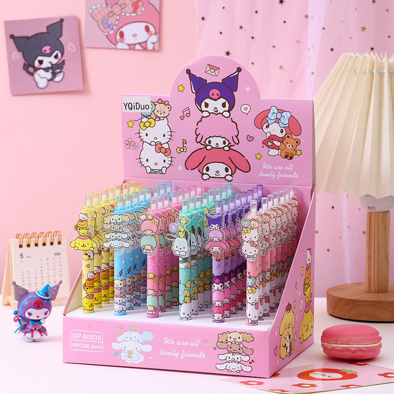 48pcs Gel Pen Kuromi KT My Mel – Stationery Supplier recenzja i cena