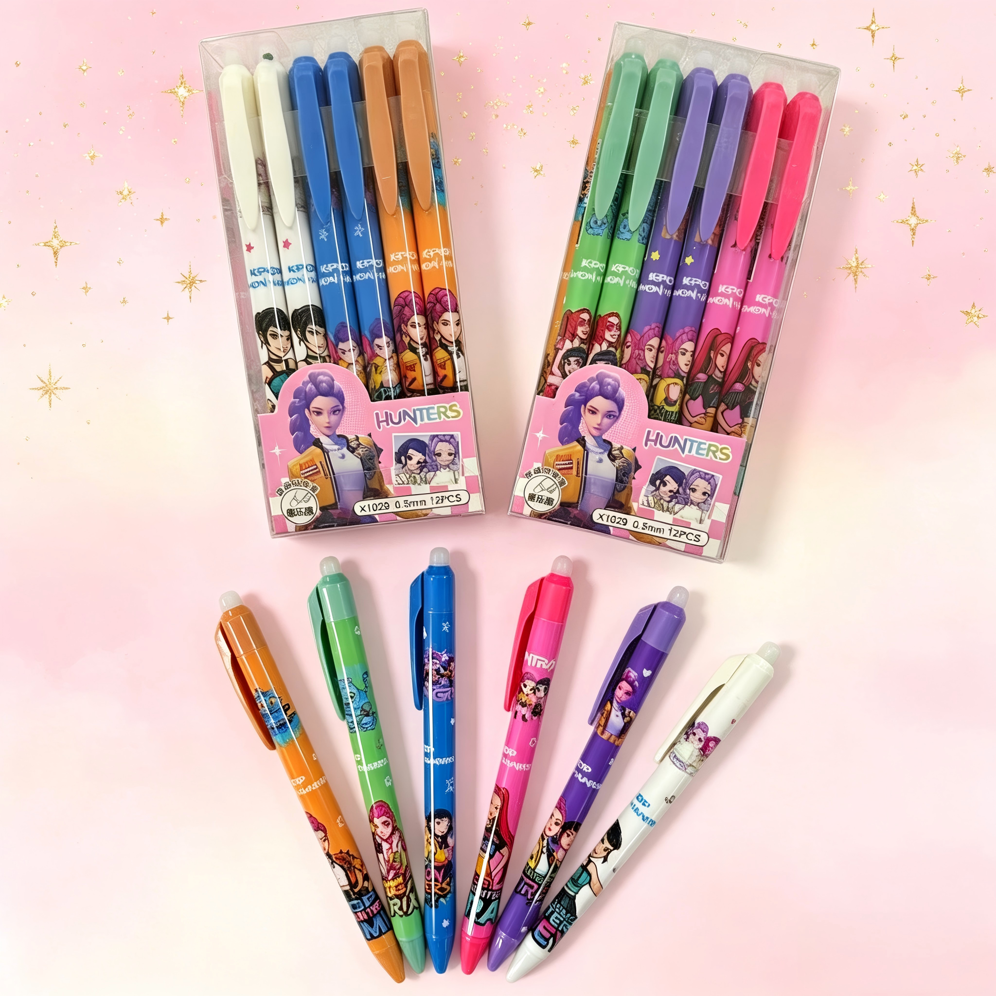 Cartoon Erasable Gel Pens Cute – Stationery Supplier recenzja i cena
