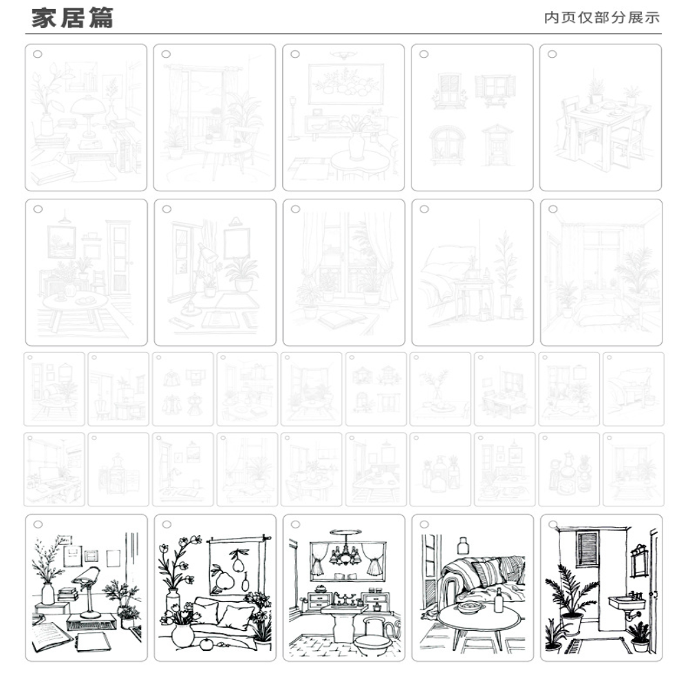Coloring Book Portable Loose L – Art Sketchbook Ring recenzja i cena