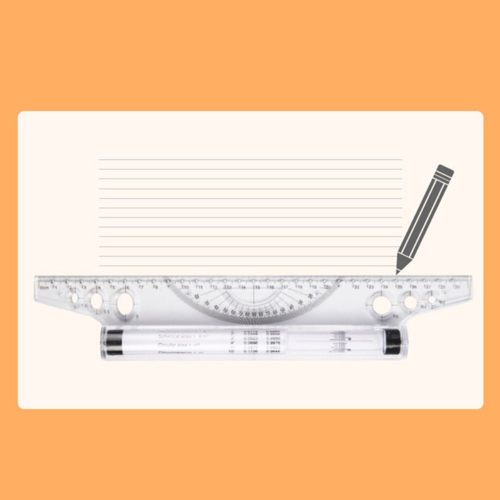 Professional Plastic Parallel  – Ruler Set Transparent recenzja i cena