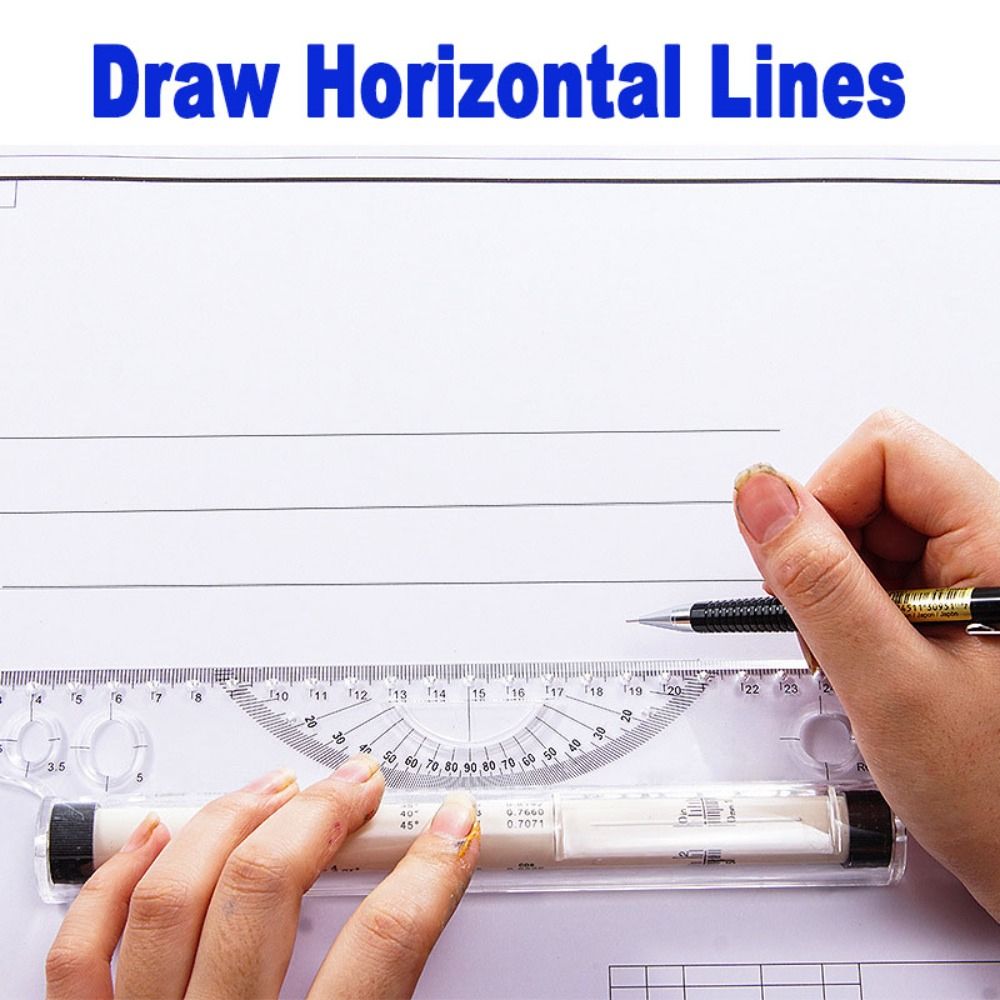 Professional Plastic Parallel  – Ruler Set Transparent recenzja i cena